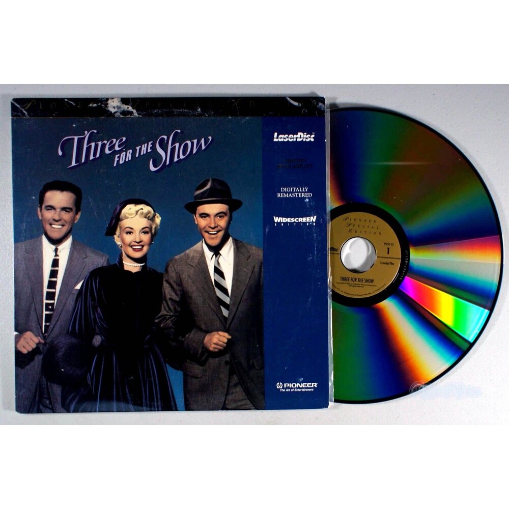 Three For the Show (LaserDisc 1954/1991) • Limited Edition • Betty Grable